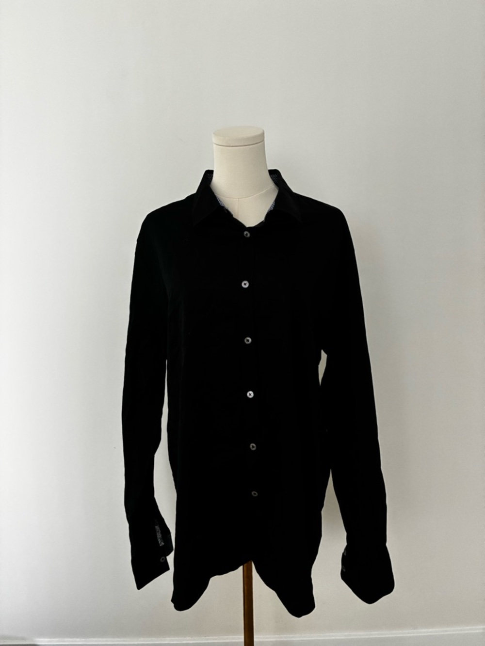 Ted Baker Men’s size 7 2X Classic Black Button-Up Shirt